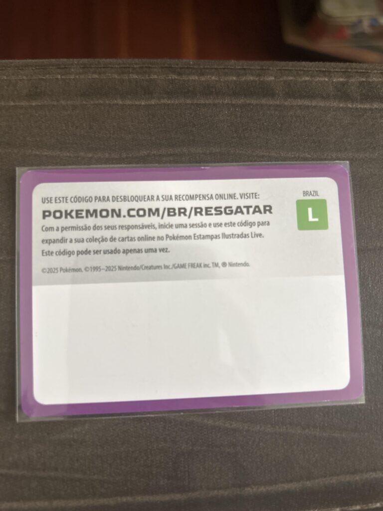 Anyone know if this is normal? the code card without a code?