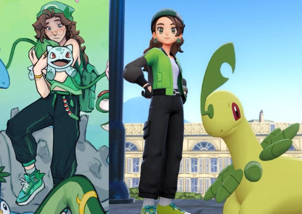 I noticed the other day that my ZA character looks very similar to the trainer self-insert I drew last year