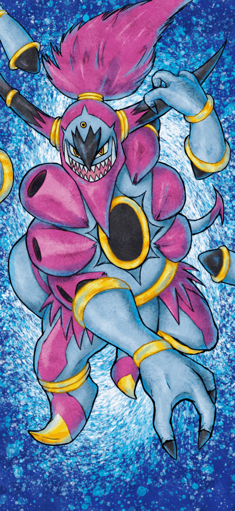 I just drew Hoopa-U! [OC]