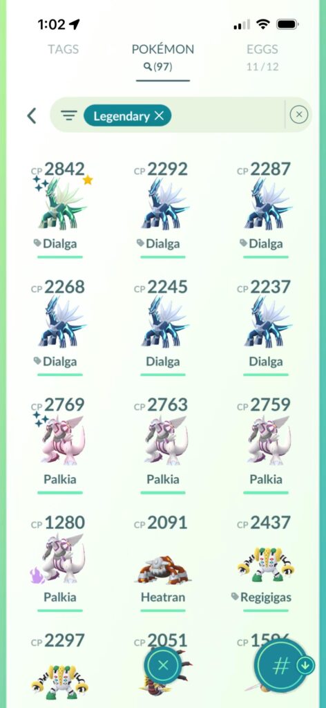 do you transfer your legendaries?