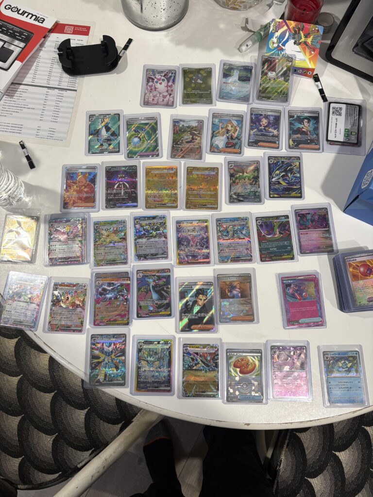 My hit from the new trading card game store that opened. Half Japanese  prismatic and half phantasmal flames.