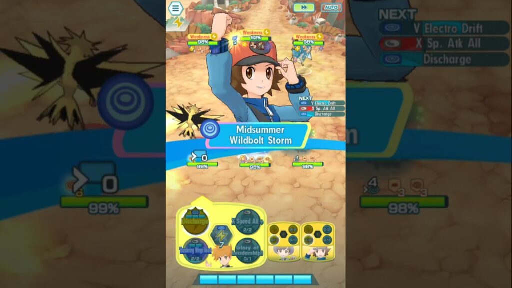 Pokemon Masters EX: Defeating Arc Suit Blue & Mega Pidgeot