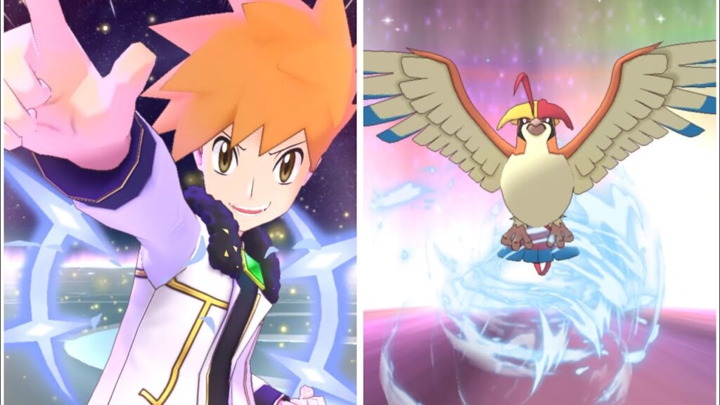 Showcase Azul (Architraje) y Pidgeot 5/5 EXR -Pokemon Masters EX-