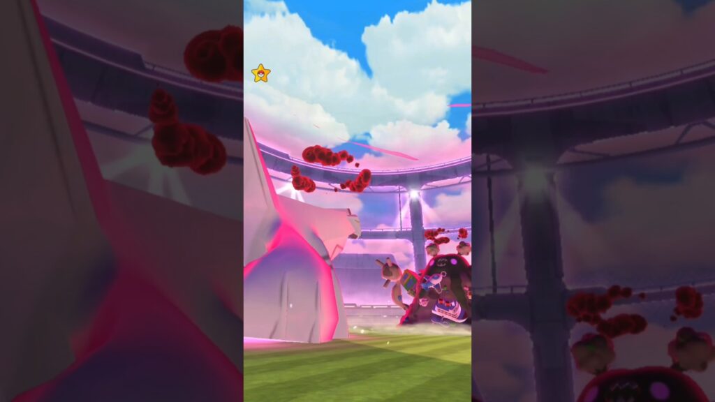first' ever gigantamax garbodor raid in #pokemongo