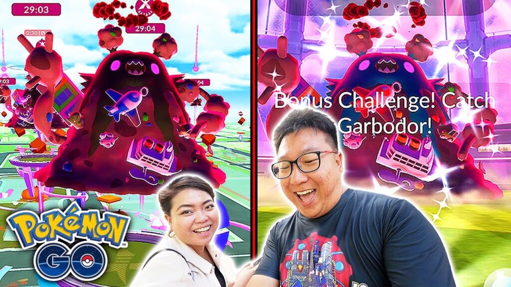 I Think I Got Lucky on GMax Garbodor Max Battle Day? - Pokemon GO