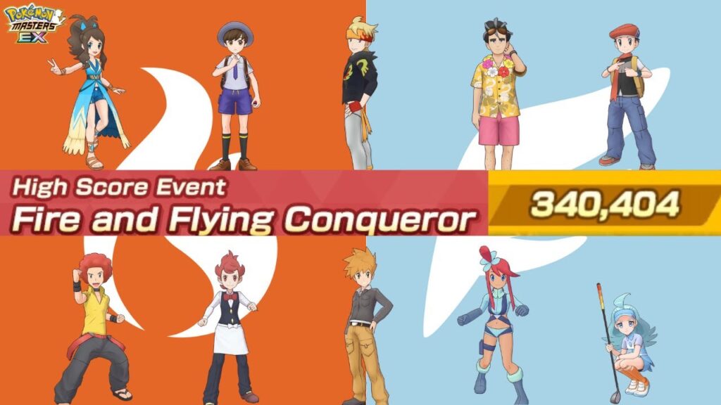 340K Points! Fire and Flying Conqueror | High Score Event | Pokemon Masters EX #pokemonmasters