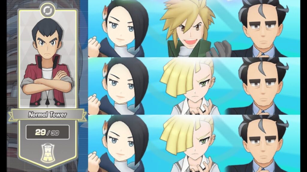 Pokemon Masters EX - Normal Tower Floors 27 to 29 (no Superawakening)