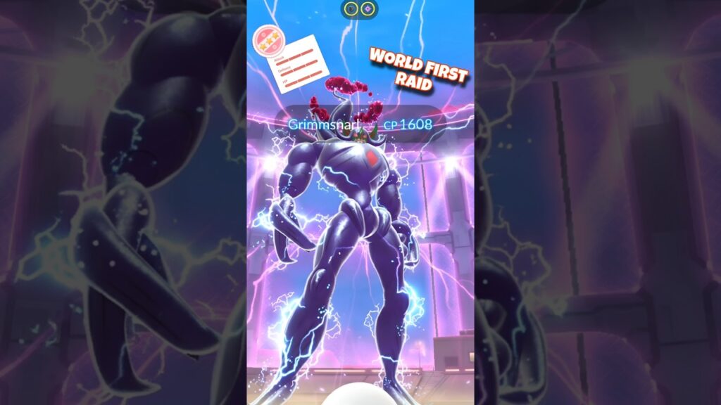 World First Gigantamax Grimsnarl Raid in Pokemon Go #pokemongo #pokemon #youtubeshorts