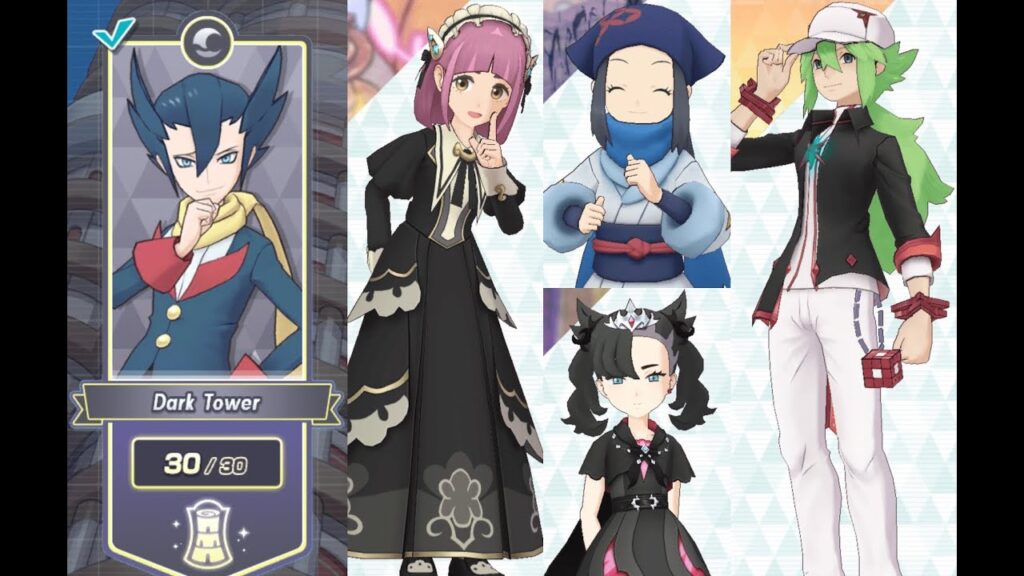 Pokemon Masters EX - Dark Tower Floors 27 to 30 (no SSA Giovanni)