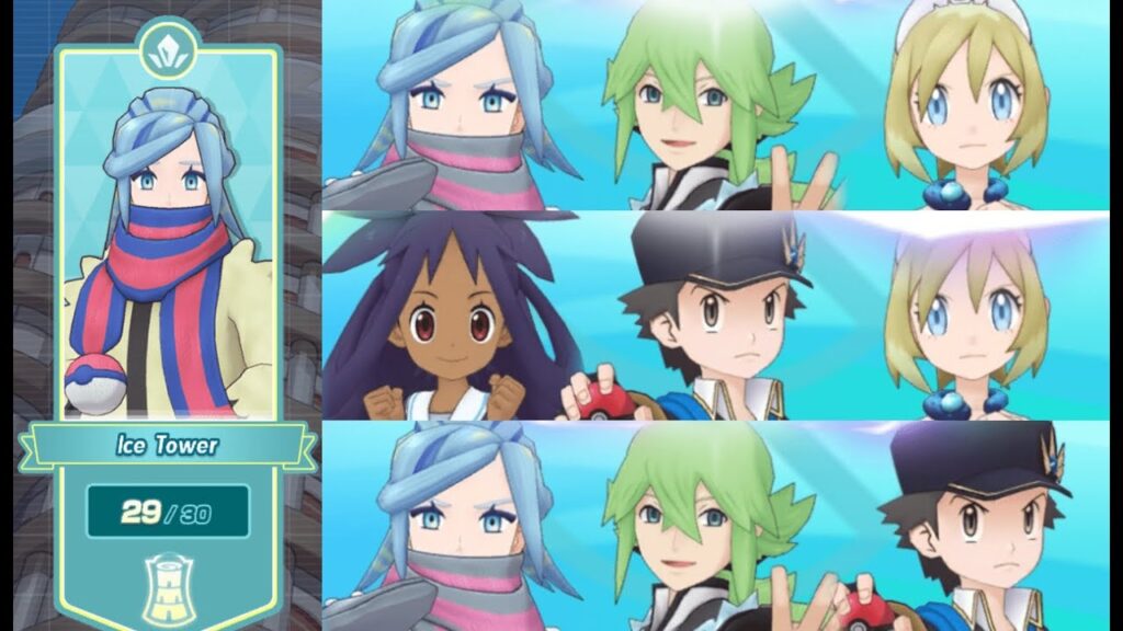 Pokemon Masters EX - Ice Tower Floors 27 to 29