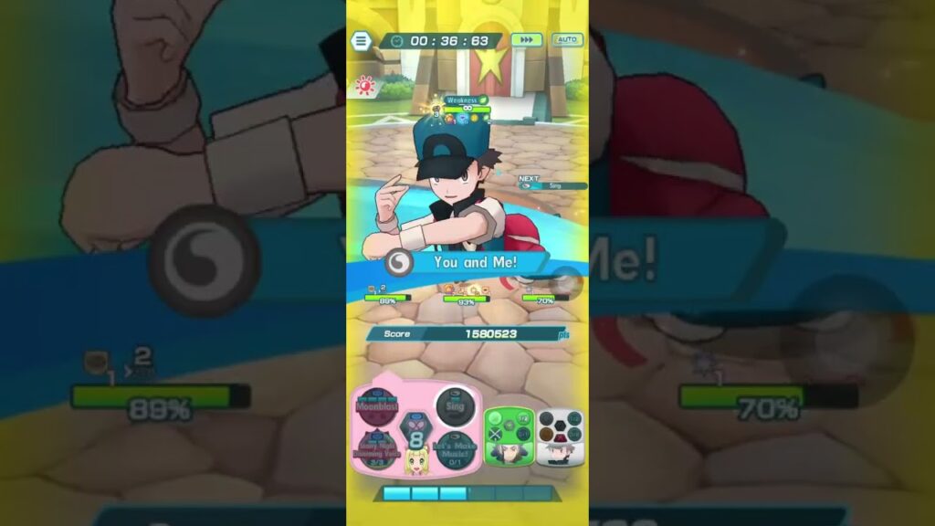 [Pokemon Masters EX] Super Sparring No.16 | Challenge Grass 3vs1 | 2.3M with MF Adaman (not updated)