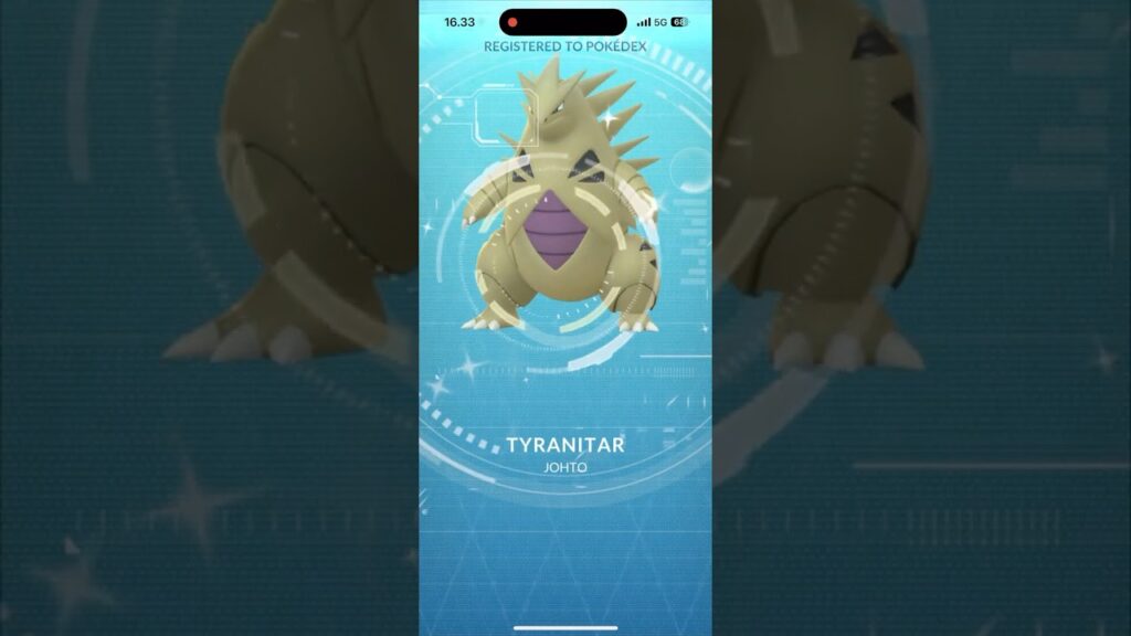 Pokemon GO | #shiny #mighty TYRANITAR | Wild Area #event #pokemongo