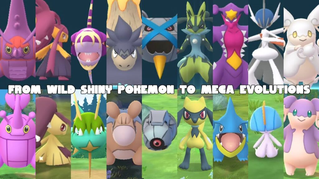 Catching These Wild Shiny Pokemon in Pokemon GO & Mega Evolving Them Part 4