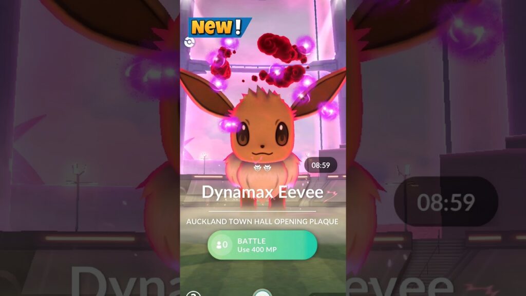 First Ever Dynamax Eevee & Leafeon Raid in Pokemon Go