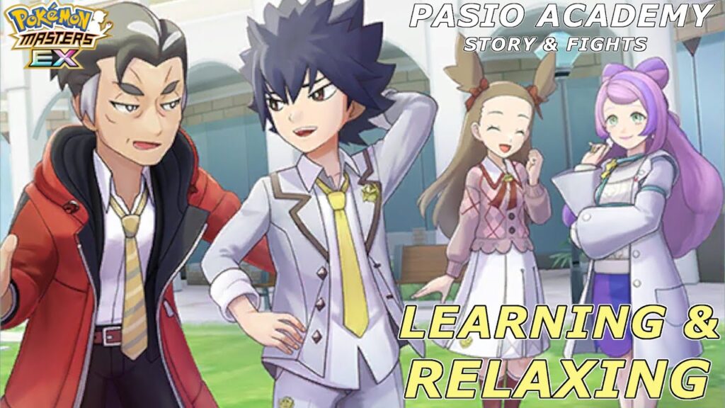 Pokemon Masters EX - Pasio Academy: Learning and Relaxing Event FULL Story & Gameplay