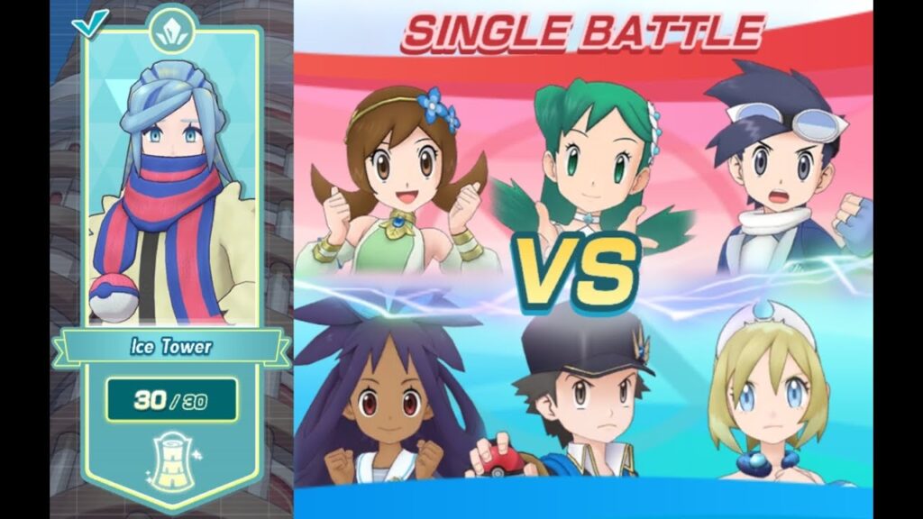 Pokemon Masters EX - Ice Tower Floor 30