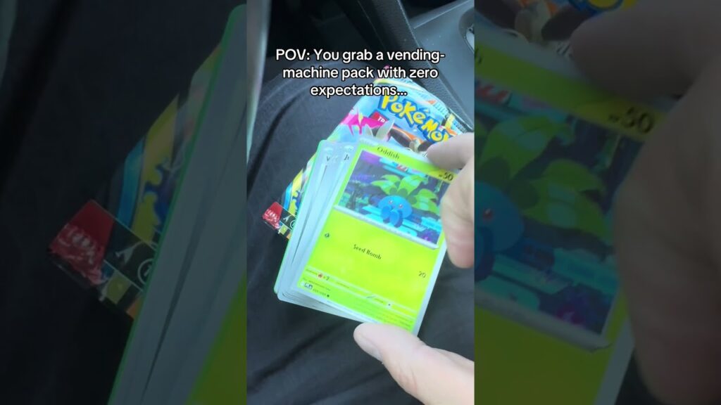 Is this first pack magic?!?! #pokemon #pokemonchannel #shorts