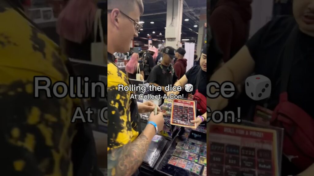 Playing Games at Collect-A-Con Card Show!