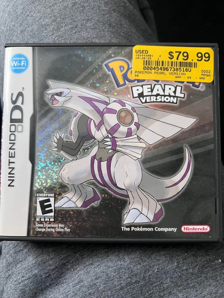 Absolutely insane find in a copy of Pokemon Pearl I bought today