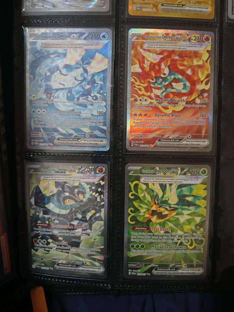 While everyone's busy on new sets, I'm just glad I got to finish my Ogerpon IRs yesterday