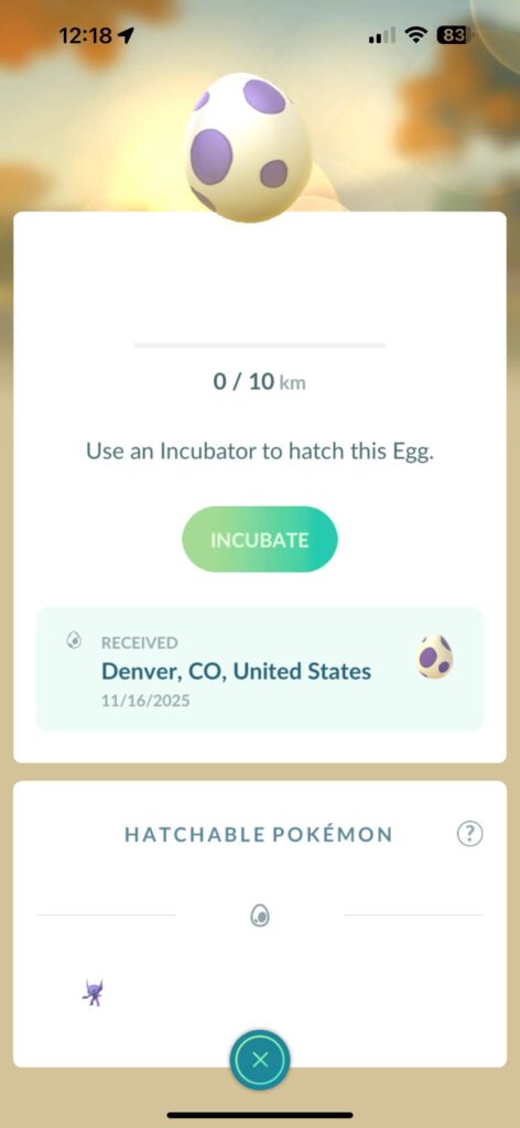 Weird Egg from Wild Area