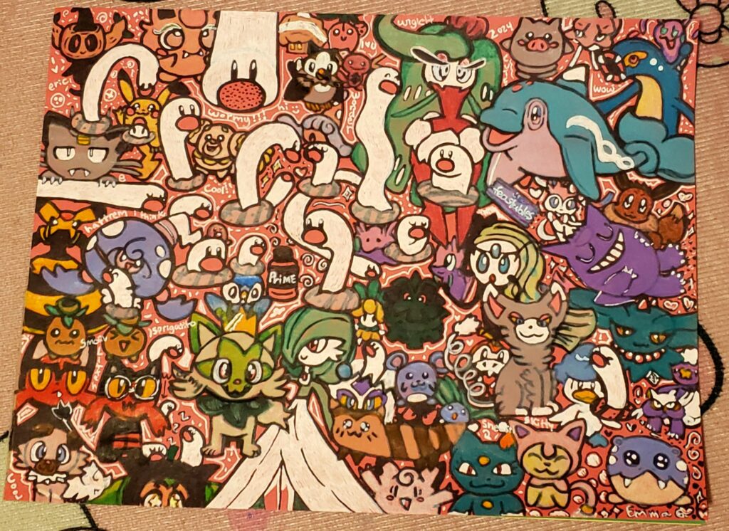 Old Pokémon Mural (Art)