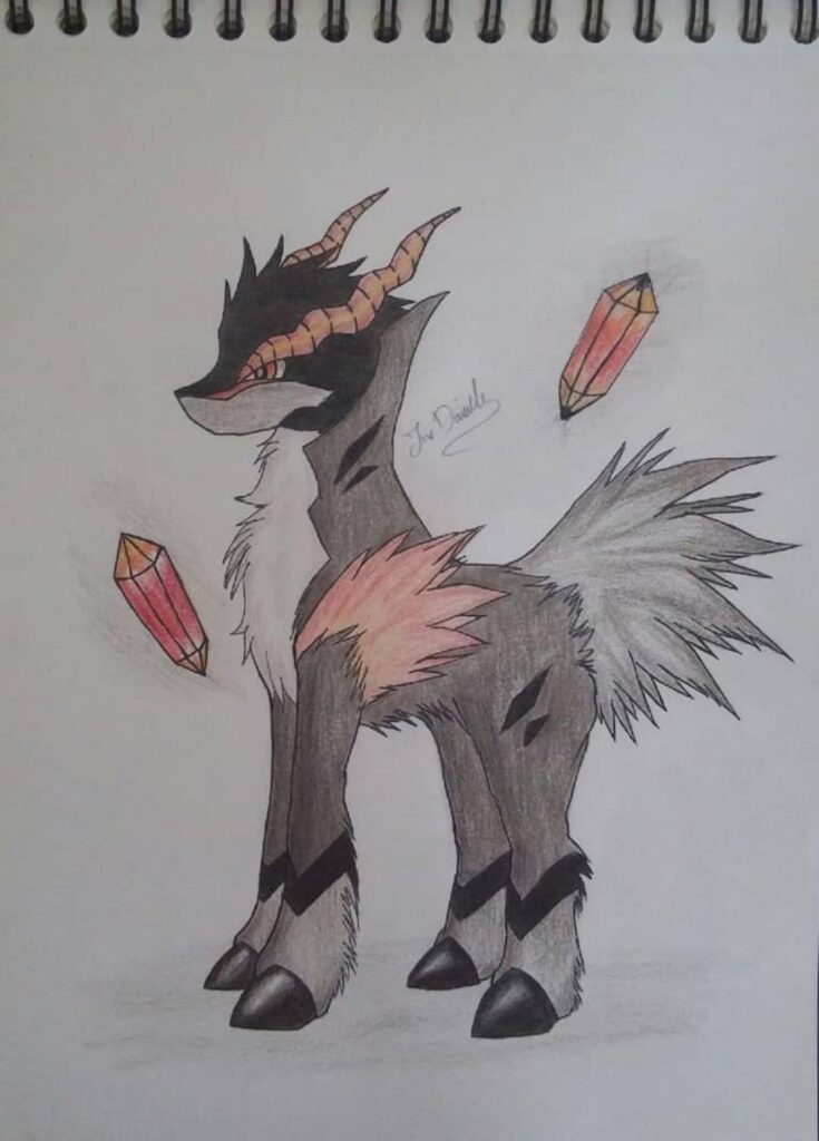 Drawing of Cobalion on my way (oc)