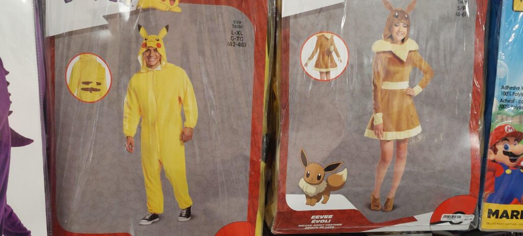 So, who wants to be Pikachu and who wants to be Eevee?