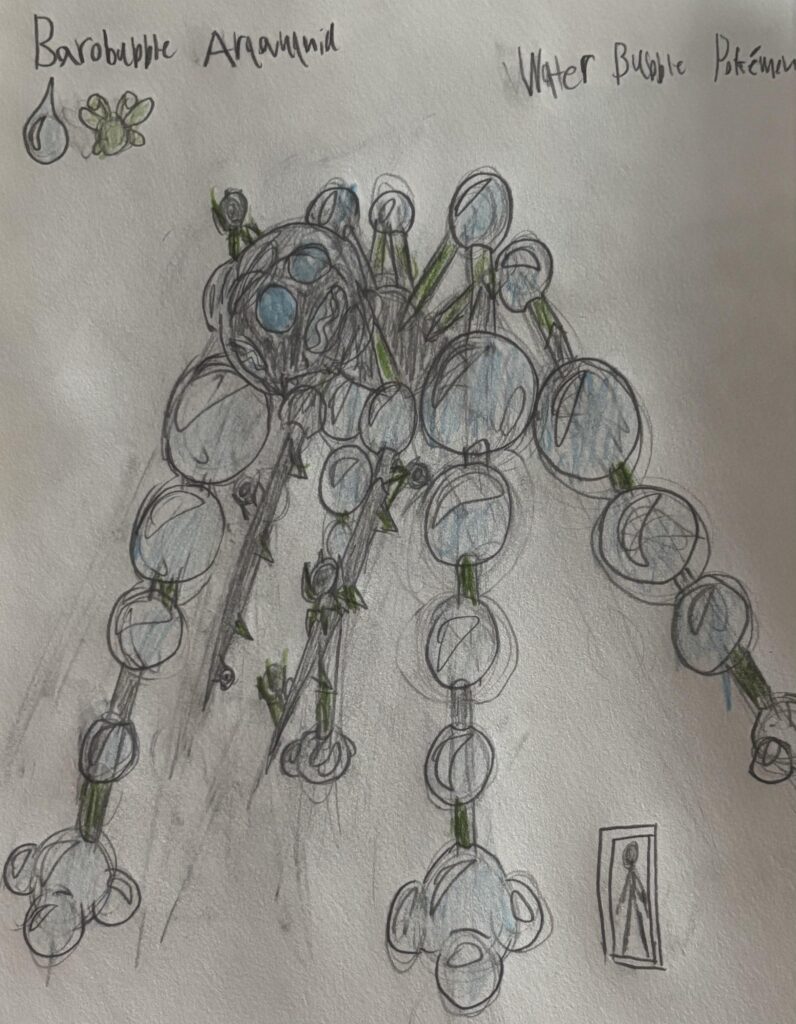 Here’s my entry for the ‘Deviant Pokémon’ trend; Barobubble Araquanid!