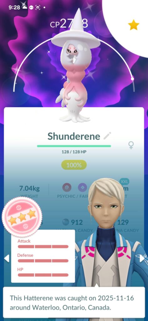 Didn't get as many shinies as I hoped but this last one did make me feel better
