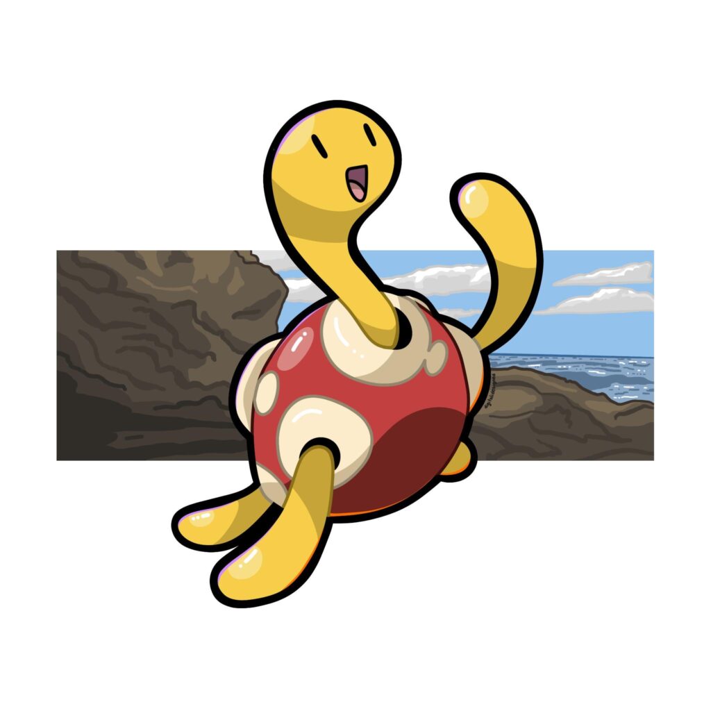 A wife who likes to draw 🤝 a husband who likes Shuckle