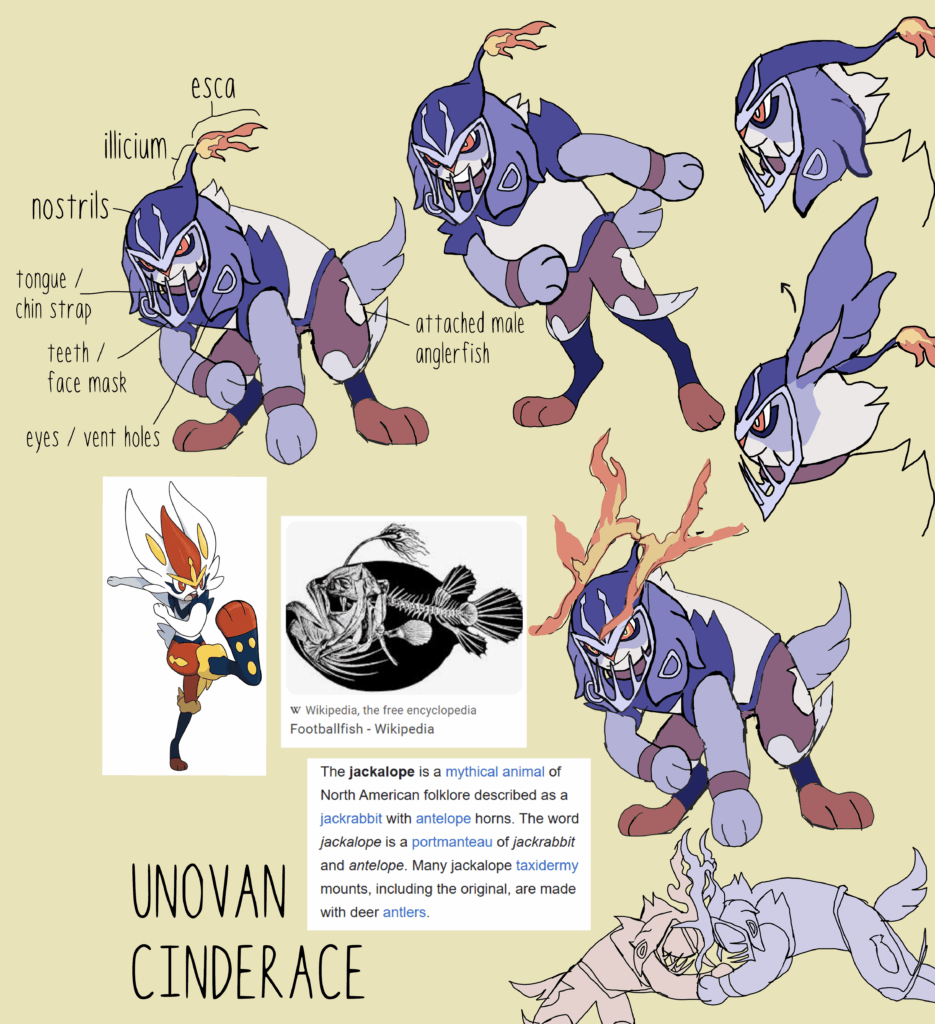 Cinderace (Unova regional variant)