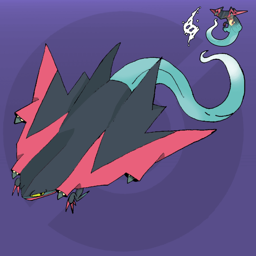 Rough Concept for mega Dragapult