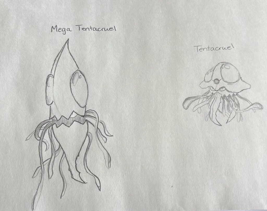 My first attempt: mega tentacruel