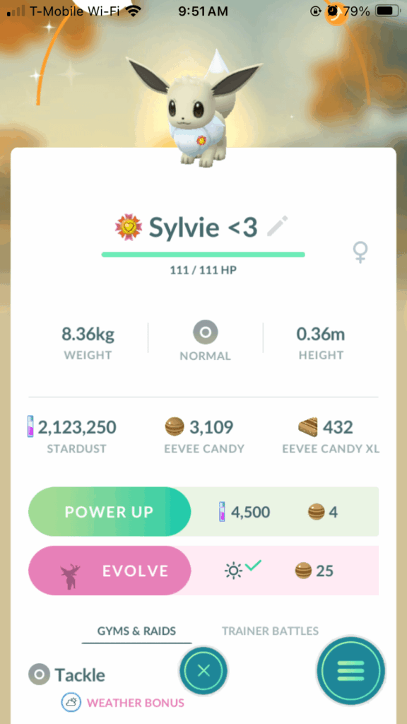 Eevee won’t evolve into a Sylveon when it’s my buddy. I have enough hearts. Is there something I’m missing?