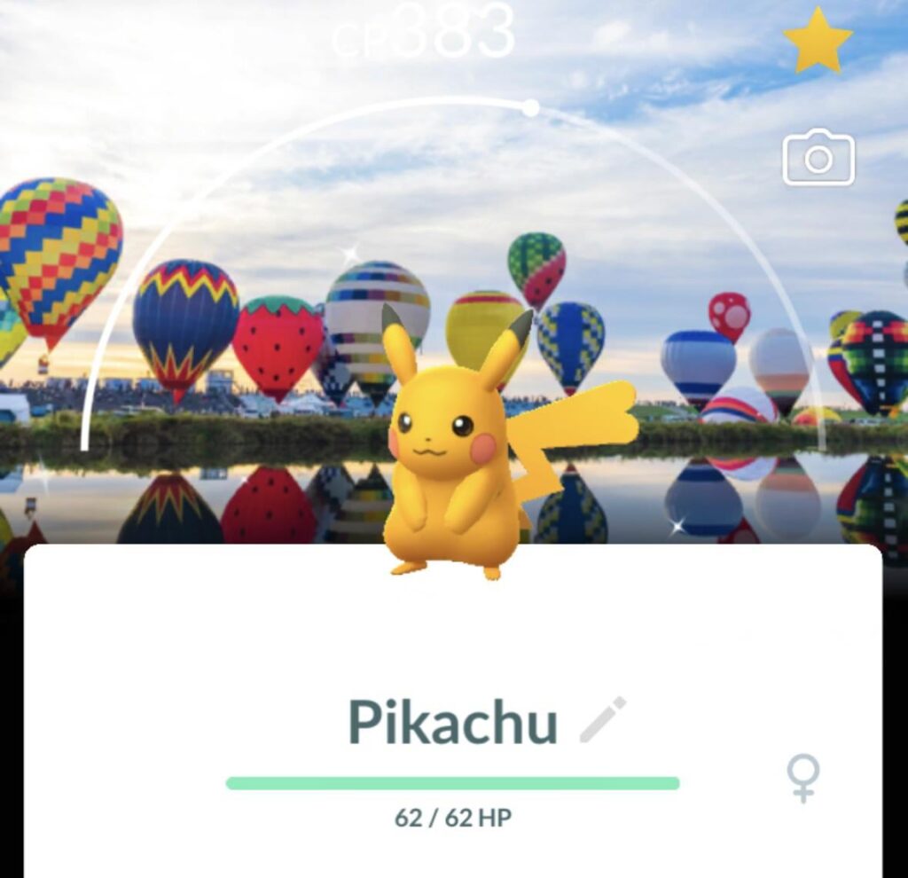 Shiny Pikachu from Pokelid Stamp Rally in Saga!