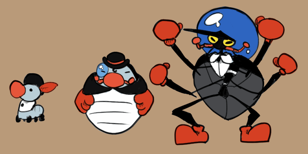 The Beta Weedle line Re-Design