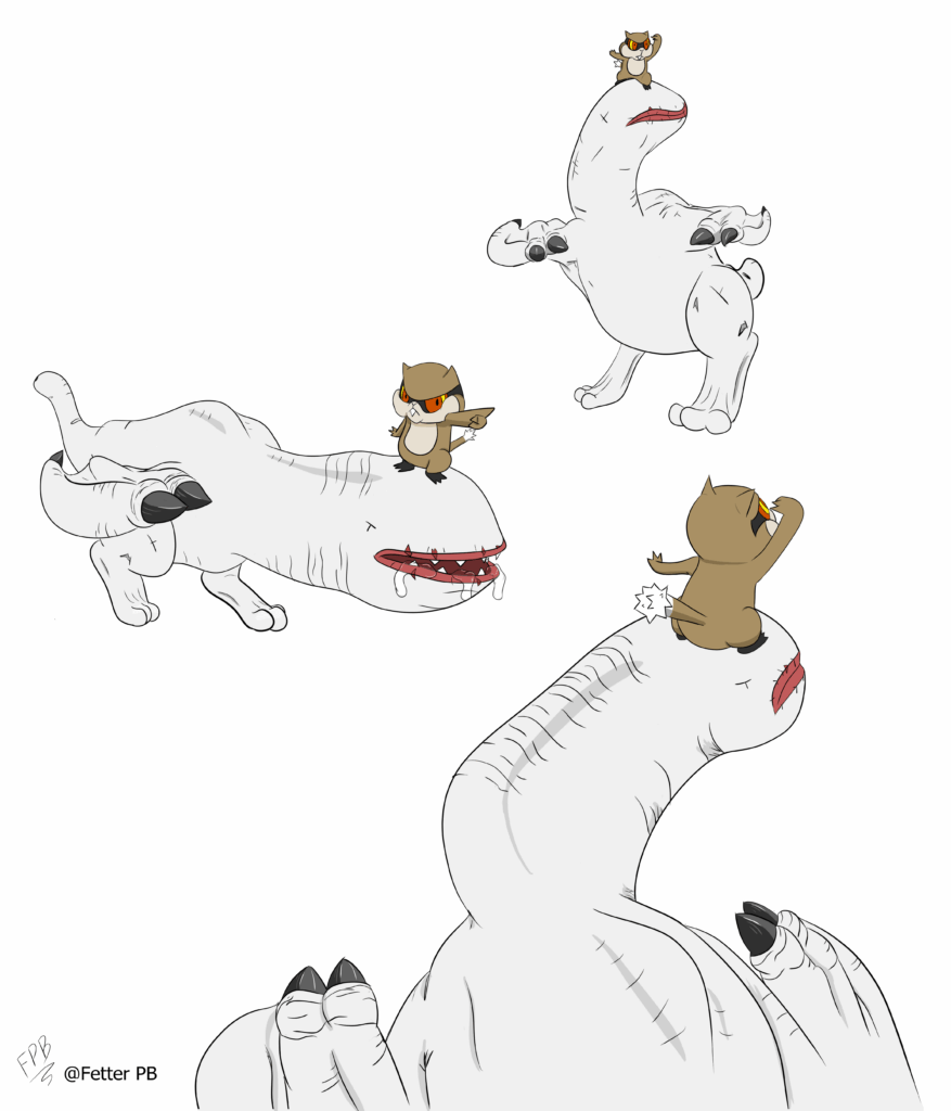 I was asked to draw a partner pokemon for Khezu. Did I succeed?