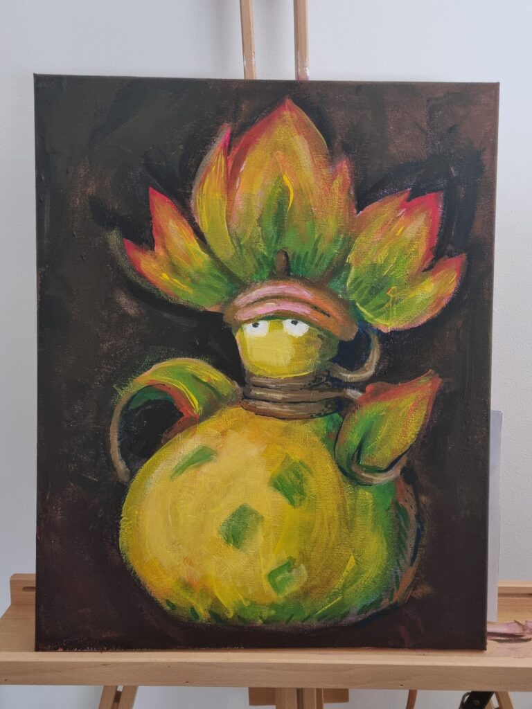 Painted Mega Victreebell for a friend