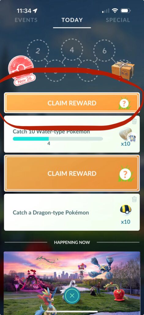 Saved Pokémon Event Encounters