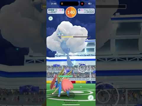 Mega Altaria Solo (Peck/Flamethrower) , No Weather Boost, with Three Zac-C