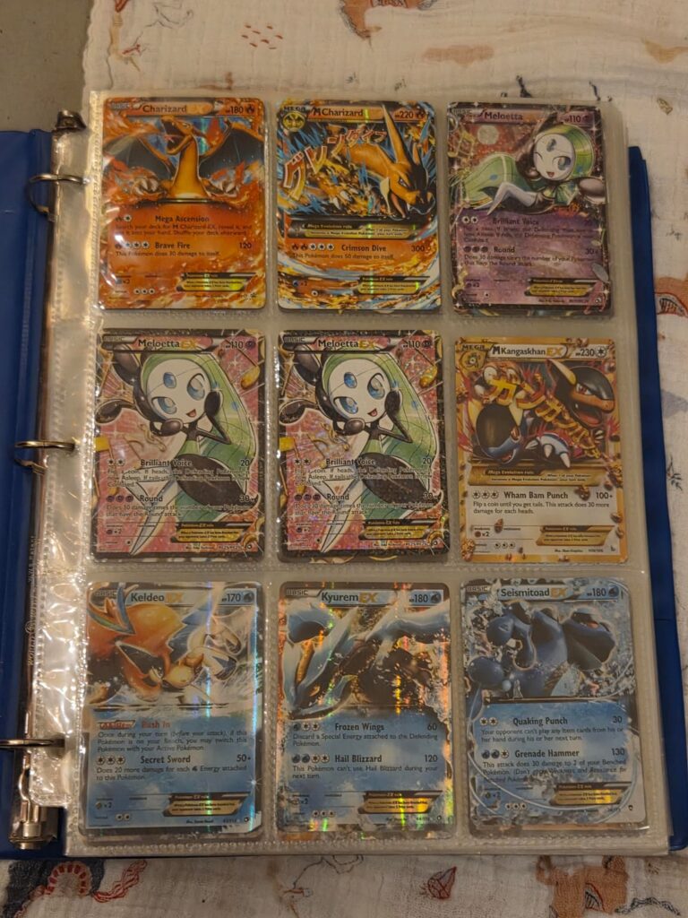 She asked, "Do you know anything about Pokémon cards?"