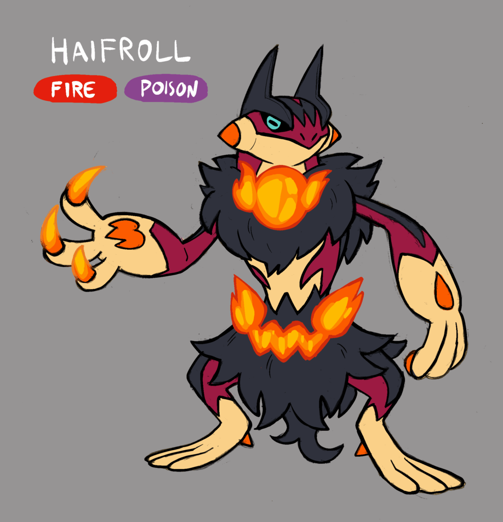 Hairy Frog Fakemon