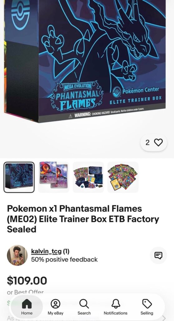 I didn’t know the Phantasmal Flames ETB had a Beckett slab in it 😱 /s