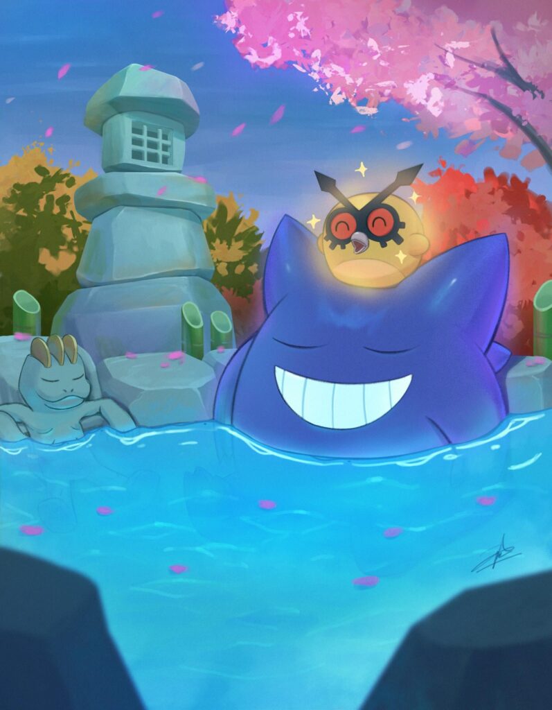 OC - Nothing is better than a hot spring bath