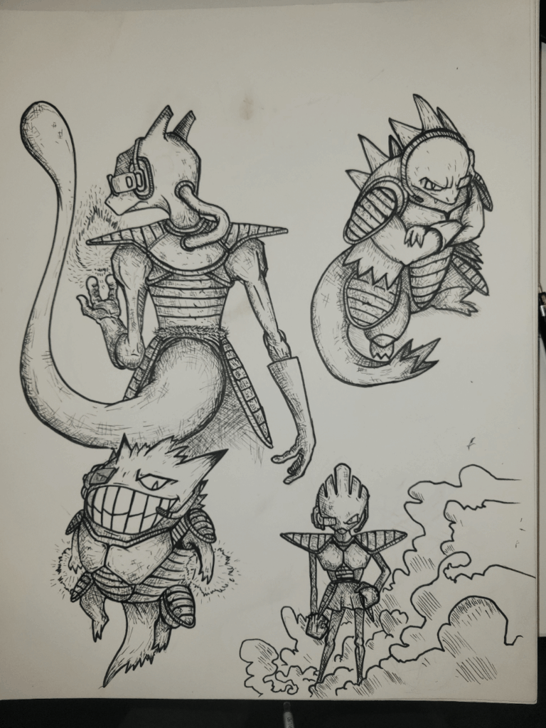 I am surprised I haven't seen a pokemon/dbz crossover so I did one! Is there a pokemon you can think of that would grace the Saiyan armor??