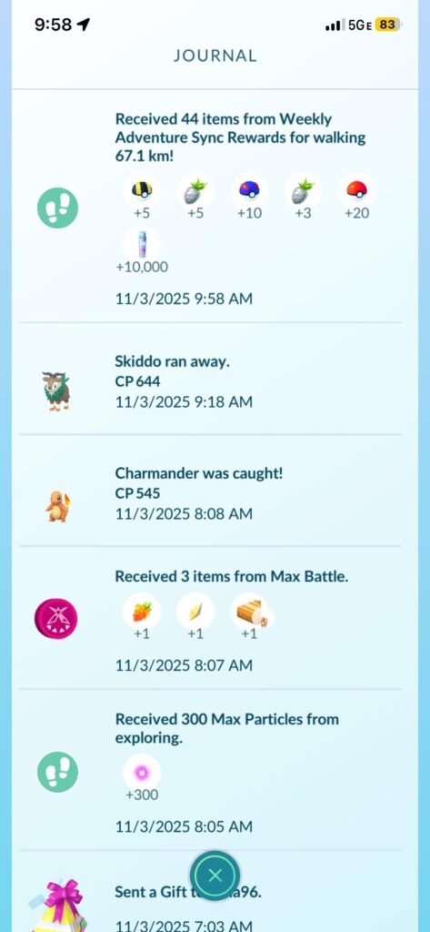 Weekly Adventure Sync Not Rewarding Eggs?