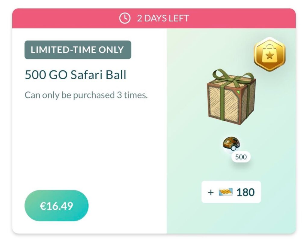 Safari Ball bundles live in web store