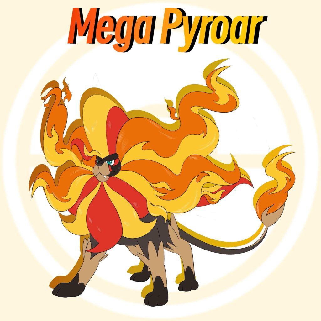 Mega Pyroar Redesign