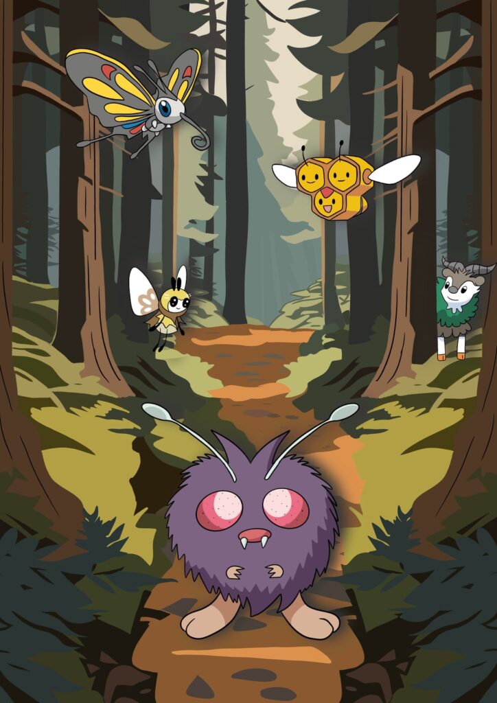 I like drawing Pokémon